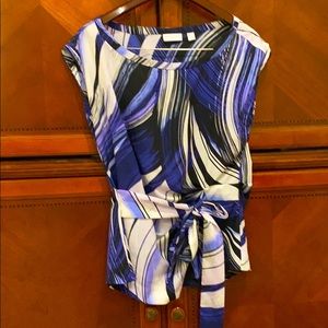 Sleeveless dress blouse